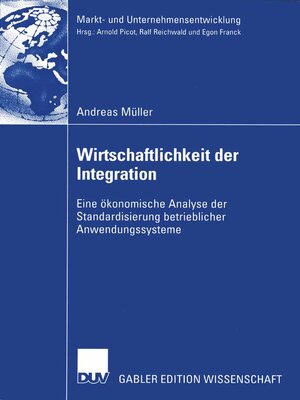 cover image of Wirtschaftlichkeit der Integration